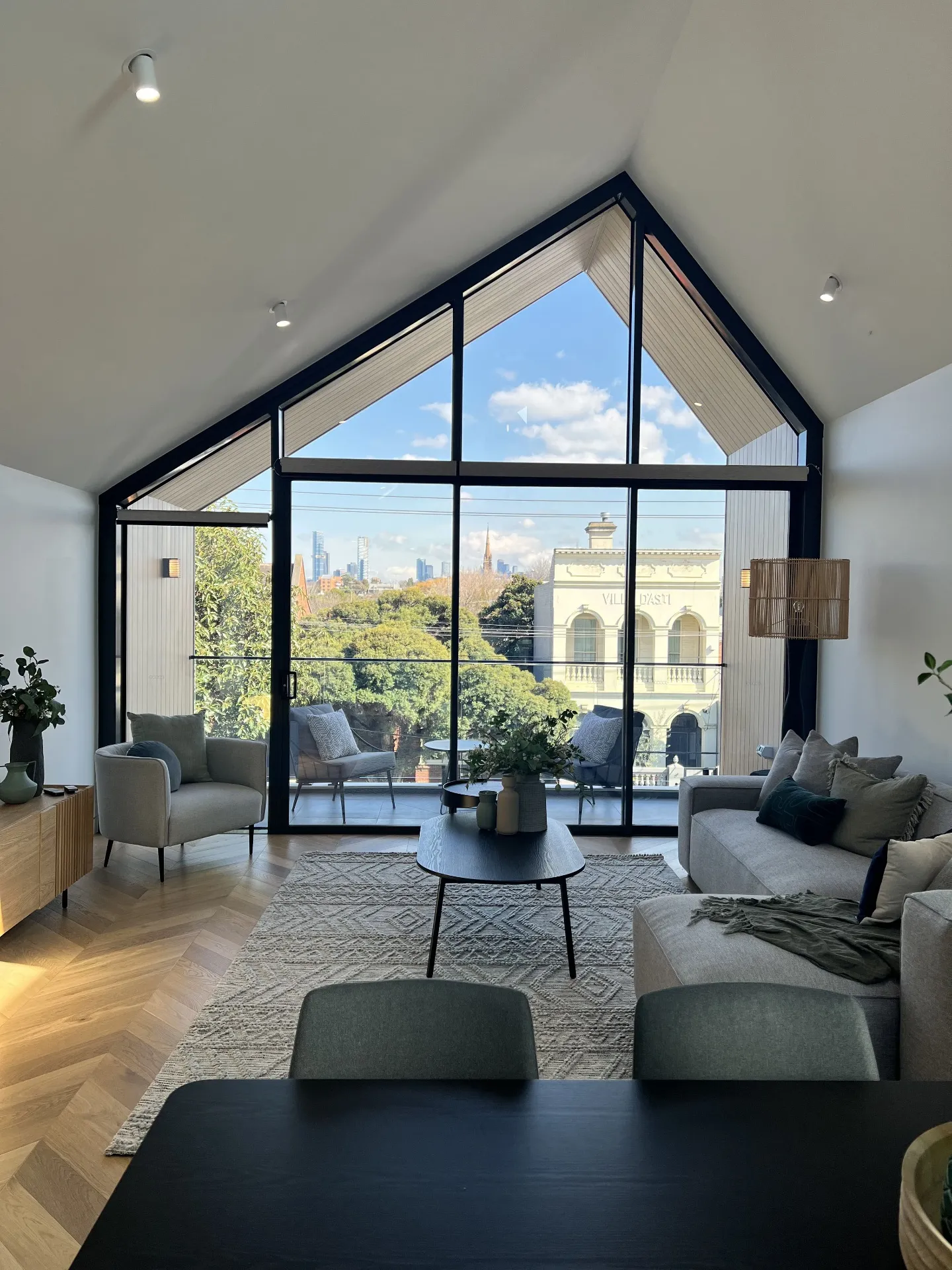 Richmond. Architectural sliding doors and full-height glazing delivering exceptional thermal performance.
